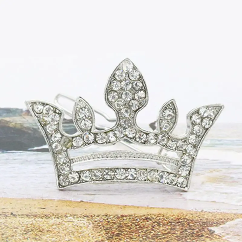 Милая принцесса геометрические боковые челки мини-заколки для волос женские с