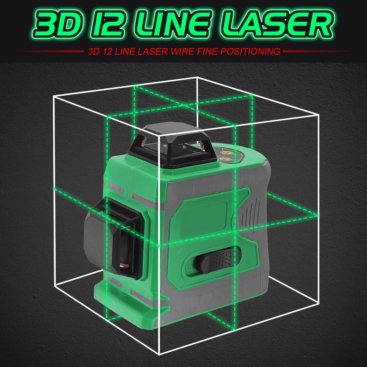 ZEAST лазерный уровень 3D 12 линий автоматическая система самонивелирующегося 360 °