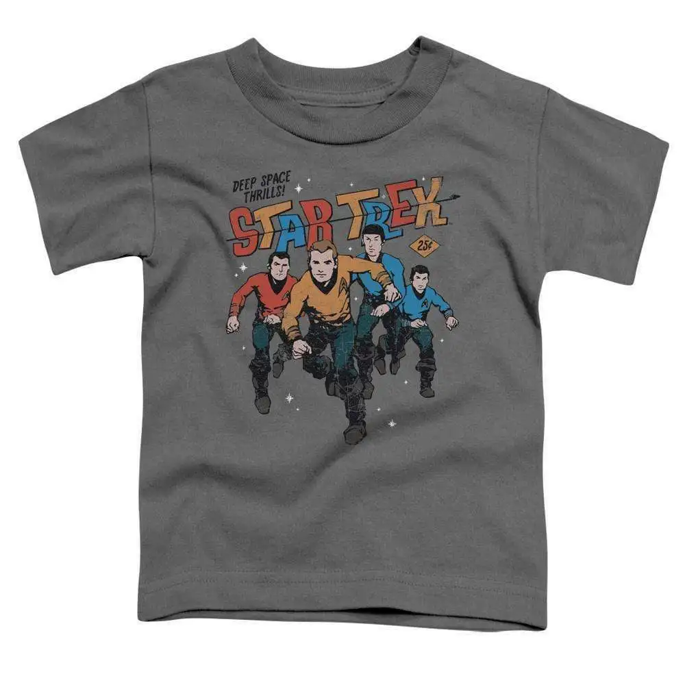 Футболка для малышей Star Trek с глубоким космическим рисунком|Мужские футболки| |