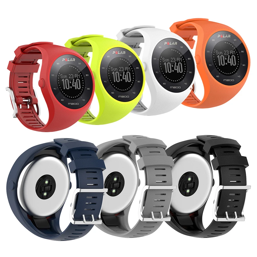 

Silicone Watch Band for Polar M200 Smart watch Sports Strap Replacement Wristband Bracelet Fashion Sports Bracelet For M200