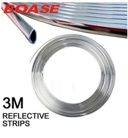 3 metres anti collision decorative strip brand new silver u shaped auto air outlet door edge shield strips accessories for cars