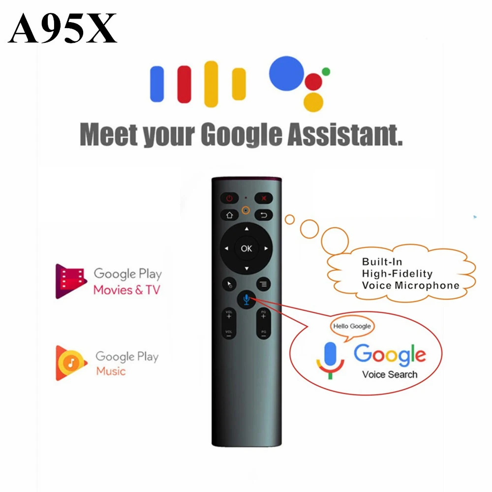 A6 2 4G мини беспроводная воздушная мышь голосовой смарт пульт дистанционного