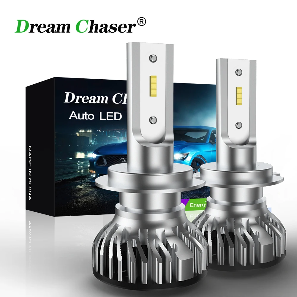 

dream Chaser2020 NEW Launched 2PCS H7 LED Bulbs Car Light bulb 50W 10000LM 6000K 12V led canbus car Headlight integrated design