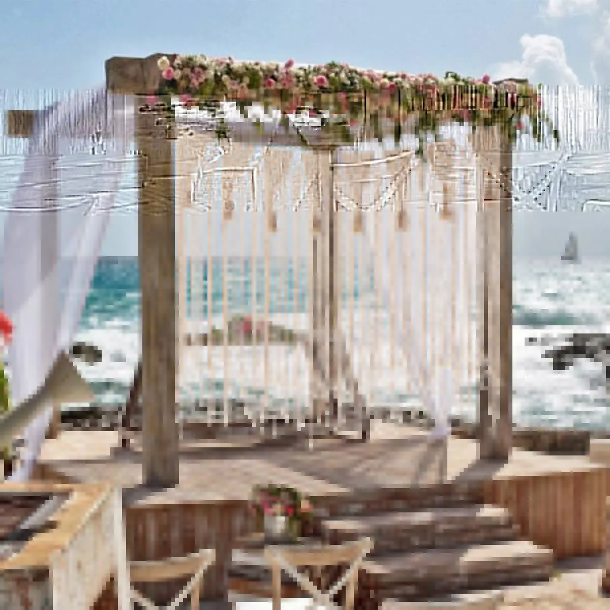 

100x100 см в богемном стиле ручной работы стене висит Тканый гобелен для дверей и окон в комнате Шторы свадебный фон макраме висит Шторы Декор