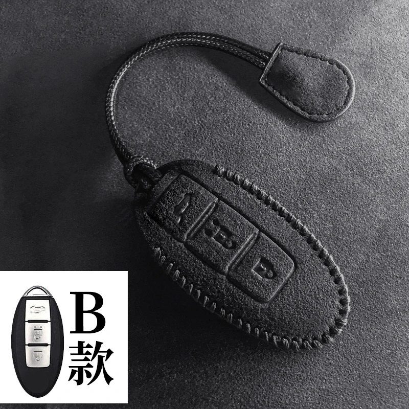 

Кожаный чехол для автомобильного ключа чехол сумка Аксессуары для Nissan Qashqai X-trail Teana Altima Versa Sentra Rogue Pathfinder автостайлинг