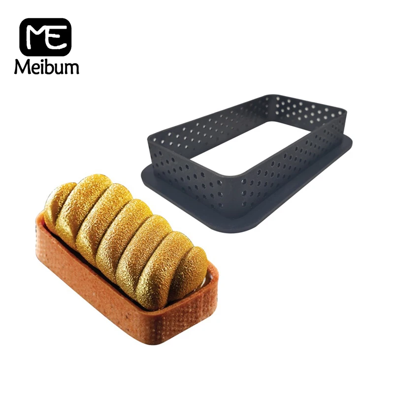 Meibum 1 шт. Прямоугольная форма пластиковое яйцо Тарт французский десерт формы для