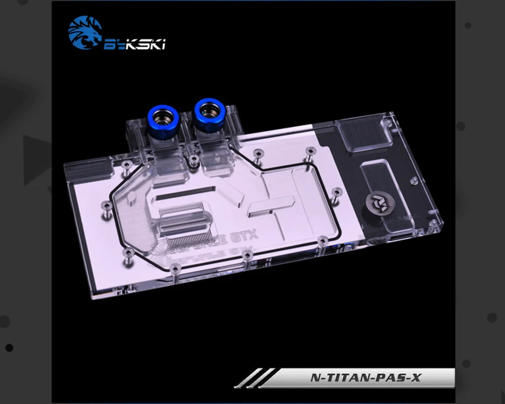 Bykski N-TITAN-PAS-X полное покрытие Графика карты водяного охлаждения блока для NewFounder GTX Titan X-Паскаль, GTX1080Ti/1080/1070, M6000