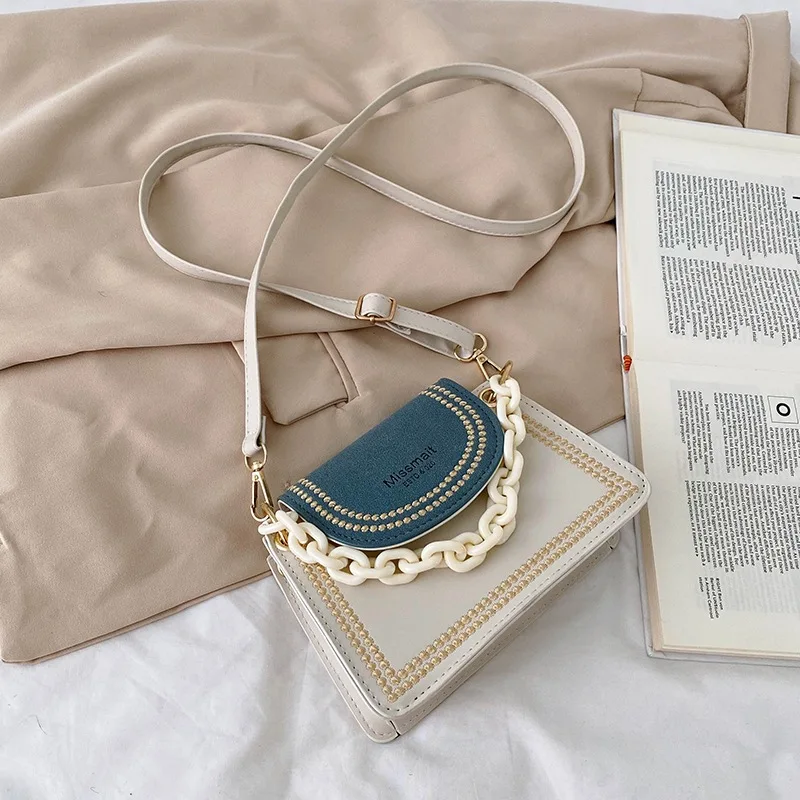 

Trend Ins Small Bag Female Bag 2021 New Trendy Net Red Fashion Shoulder Bag Texture Popular Messenger Bag