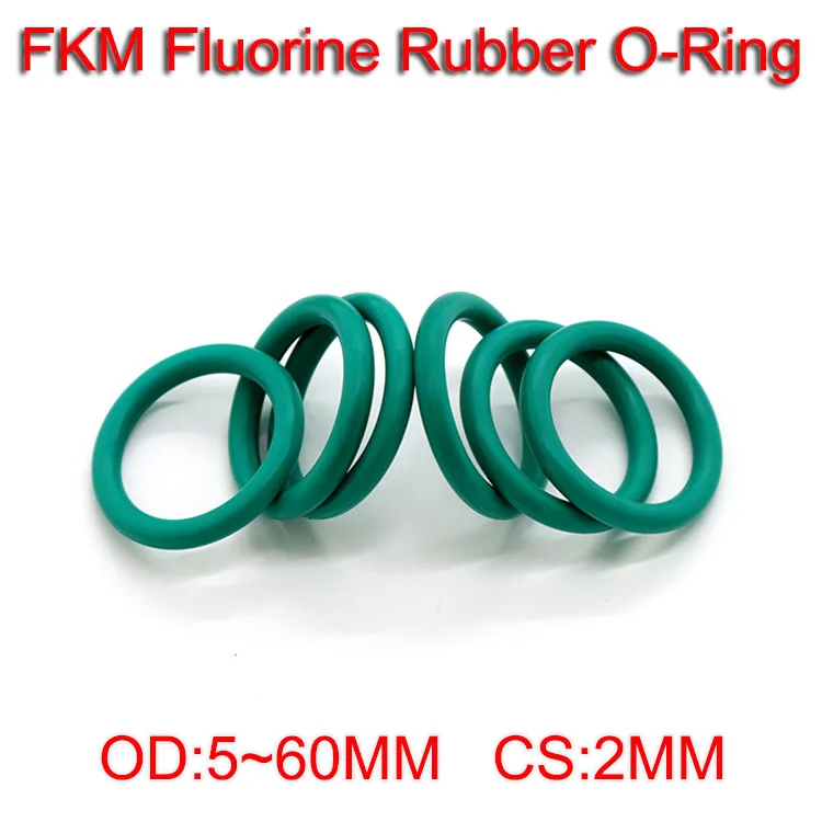 Зеленое фторрезиновое уплотнительное кольцо FKM уплотнительная прокладка для