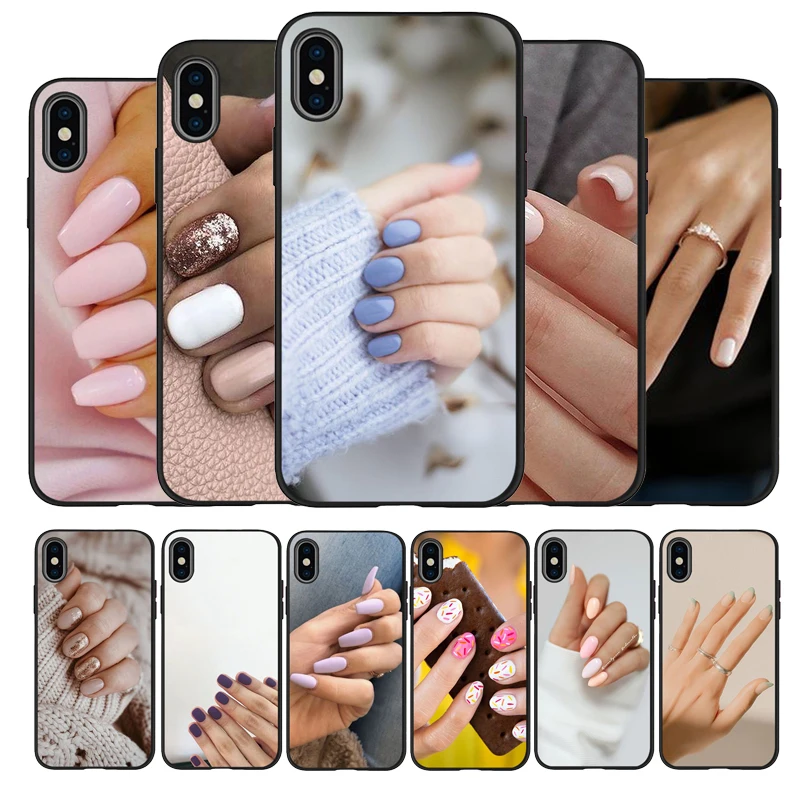 Черный силиконовый чехол для iPhone XR XS Max 5 5S SE 2020 6 6S PLUS 7 8 X 11Pro 11|Бамперы| |