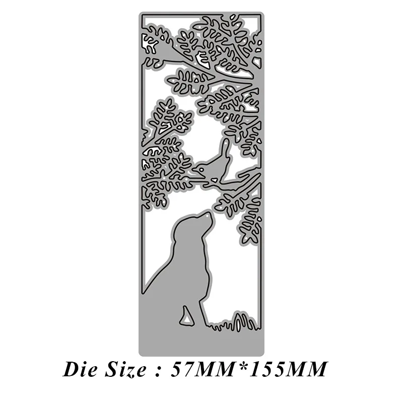 

Puppy Dog Hollow Out Lace Metal Cutting Dies 2021 New Diy Molds Scrapbooking Paper Making Die Cuts Crafts