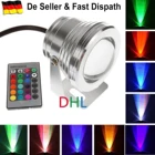 2021 Новый 16 цветов 10 Вт RGB 12 В светодиодный подводный фонтан светильник для водоемов бассейна аквариума Светодиодная лампа Водонепроницаемая