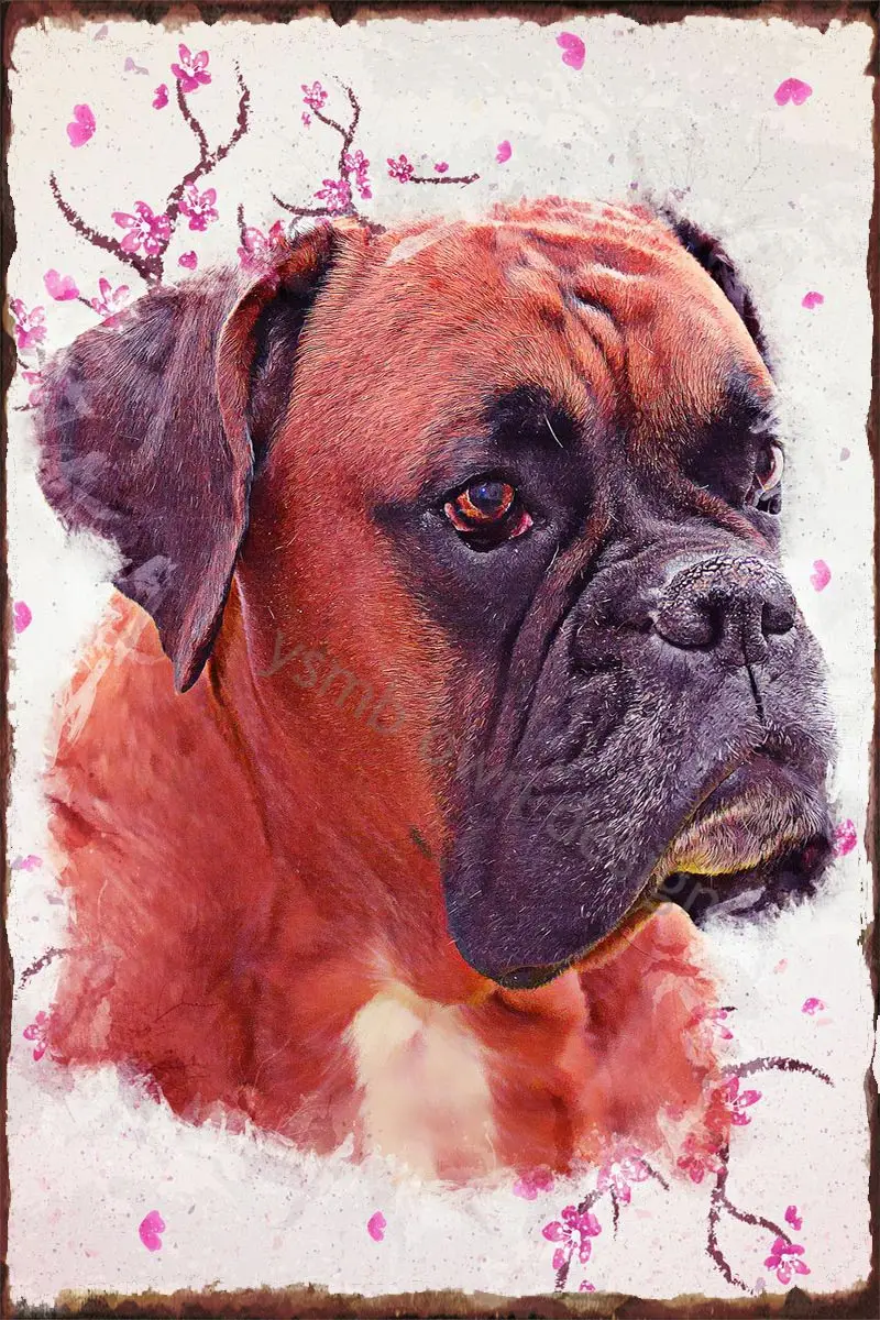 

Оловянные таблички-боксеры, декор для стен, комнатное украшение в стиле ретро, винтажный металлический знак, жестяной знак для художественн...