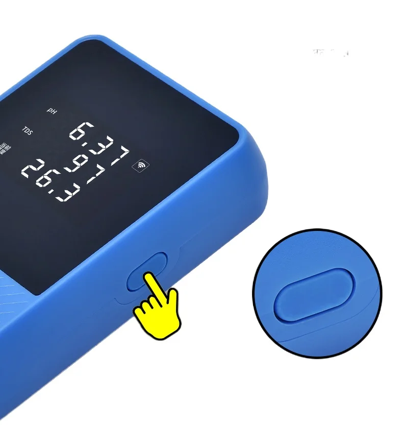 Caperplus-Monitor inteligente para acuario, Detector con WIFI, Control por aplicaci&oacute;n, Q1, Q2, PH, temperatura, TDS, 3 en 1-2
