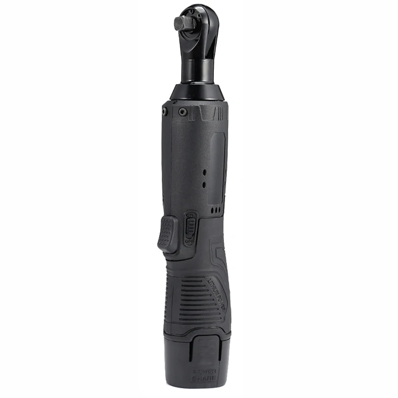 

EU Plug,12V Electric Right Angle Wrench 3/8inch 70Nm Cordless Ratchet Wrench with Battery Set Rechargeable Car Repair
