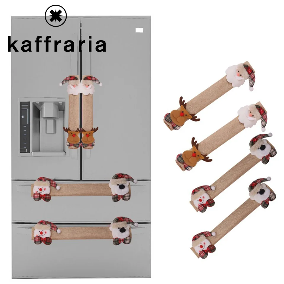 Чехол на дверную ручку холодильника Рождественский защитный чехол для ручки