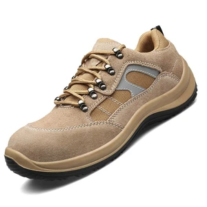 Мужские антистатические Нескользящие ботильоны со стальным носком, защитная обувь, уличные модные кроссовки, легкие, непрокалываемые