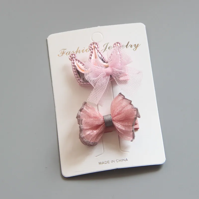 2 шт./компл. милые детские заколки для девочек цветочные зажимы волос аксессуары