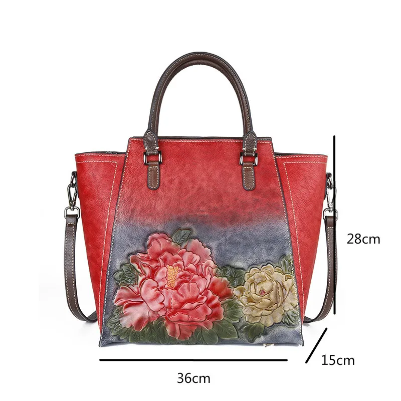 

YourSeason Female Handmade Embossing Luxury Handbags Designer 2021 Retro Women Shoulder Crossbody Bags Large Capacity