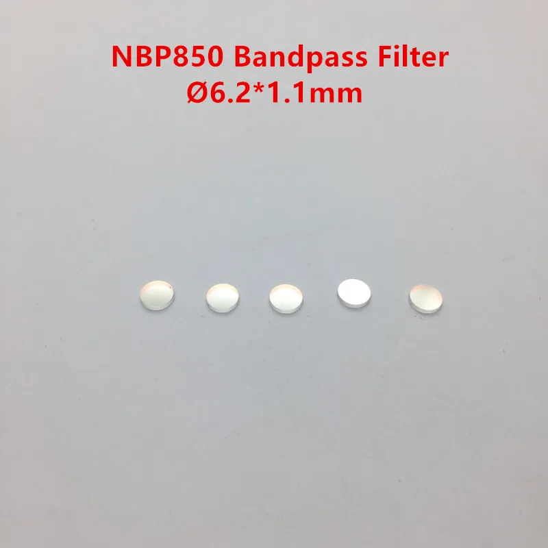 5 предмет в комплекте! 850nm NBP850 6,2*1,1 мм ИК инфракрасный узкий ленточный фильтр Видимый светильник
