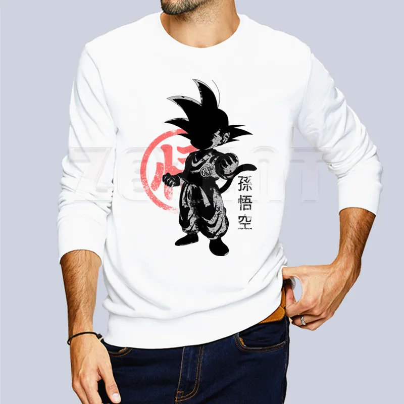 Японское аниме Dragon Ball Z Goku Super Saiyan Vegeta повседневная одежда с капюшоном однотонные толстовки с капюшоном толстовки с принтом