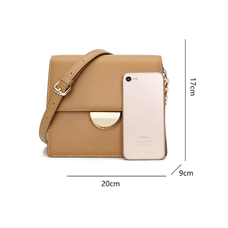 

Genuine Leather Women Crossbody Bag 2020 New Luxury Handbag Designer Famous Brand Female Shoulder Bag Zippers Small Organ Bags