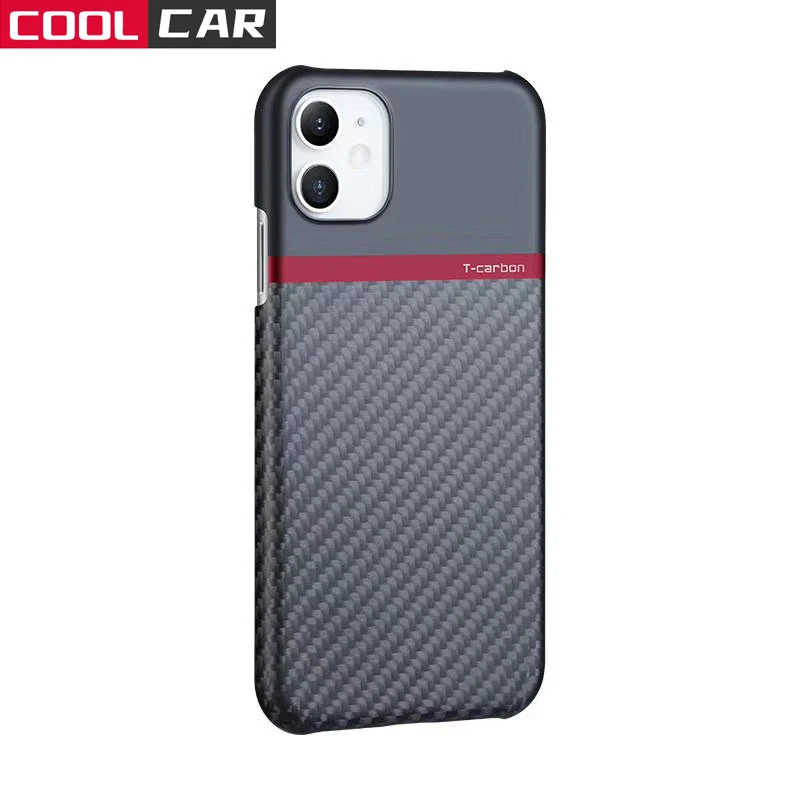 Biipaer 100% настоящий чехол из чистого углеродного волокна для Iphone 11 ультратонкий