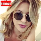 RBROVO 2021 новые уличные темные очки Женские Классические винтажные очки для мужчин круглые винтажные зеркальные очки для покупок Oculos De Sol Gafas