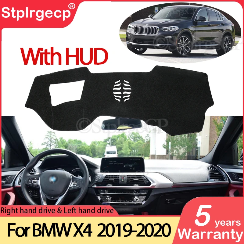 

for BMW X4 G02 2019 2020 Anti-Slip Anti-UV Mat Dashboard Cover Pad Sun Shade Dashmat Protect Carpet Accessories Buffer Cushion