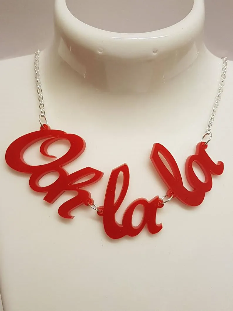 

Ooh La La Necklace - Acrylic