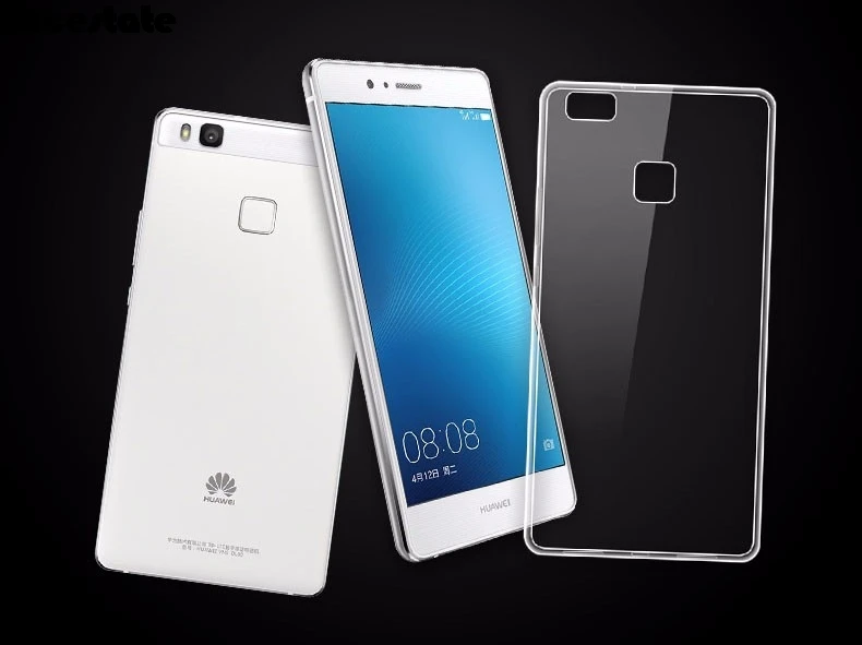 Ультратонкий Прозрачный чехол из ТПУ для Huawei P9 lite 2016 0 6 мм мягкий прозрачный