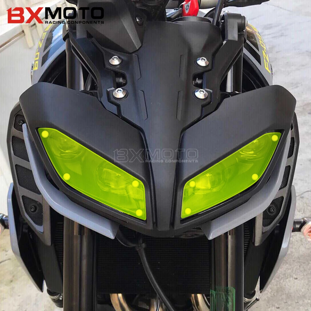 Для YAMAHA MT 09 MT09 FZ FZ09 2017 2019 фара мотоцикла гвардии головного света щит экран
