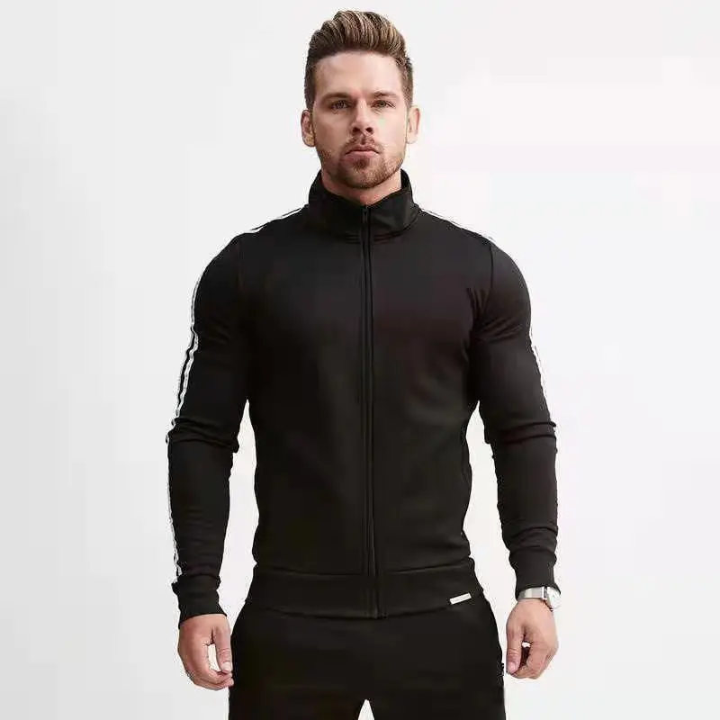 

Top Grade New Autum Winter Brand Fashion Knitted Men Cardigan Sweater Black Korean Casual Coats Jacket Mens Clothing 2021