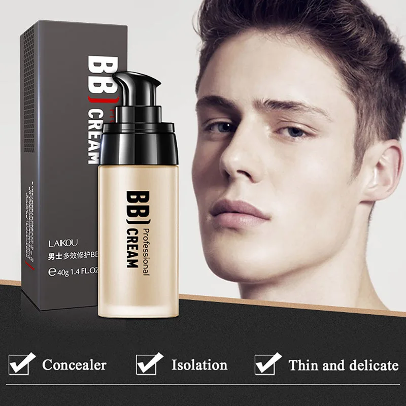 

BB Bream Men Увлажняющая Основа BrightenFace Makeup отбеливающая жидкость, крем-консилер для женщин и мужчин, женская красота