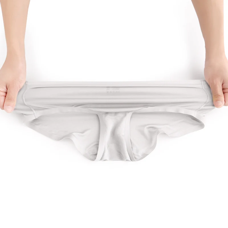 SuyaDream Women Silk Briefs 100%Natural Silk Solid Everyday Wear Seamless Mid-Rise Panties 2022 Summer Underwear