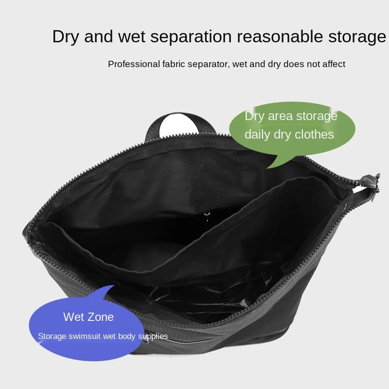 Swimming fitness wet and dry separation backpack large capacity men and women travel storage bag yoga sports backpack
