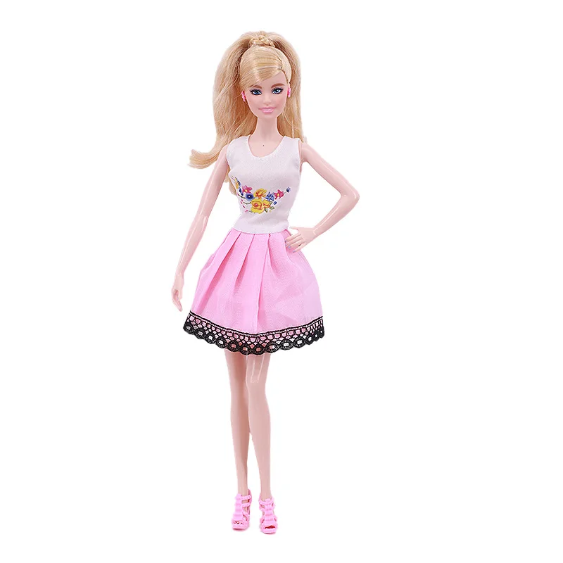12 разные стили цветное платье кампус для 11 дюймовых 26-28 см Барби и куклы блайз