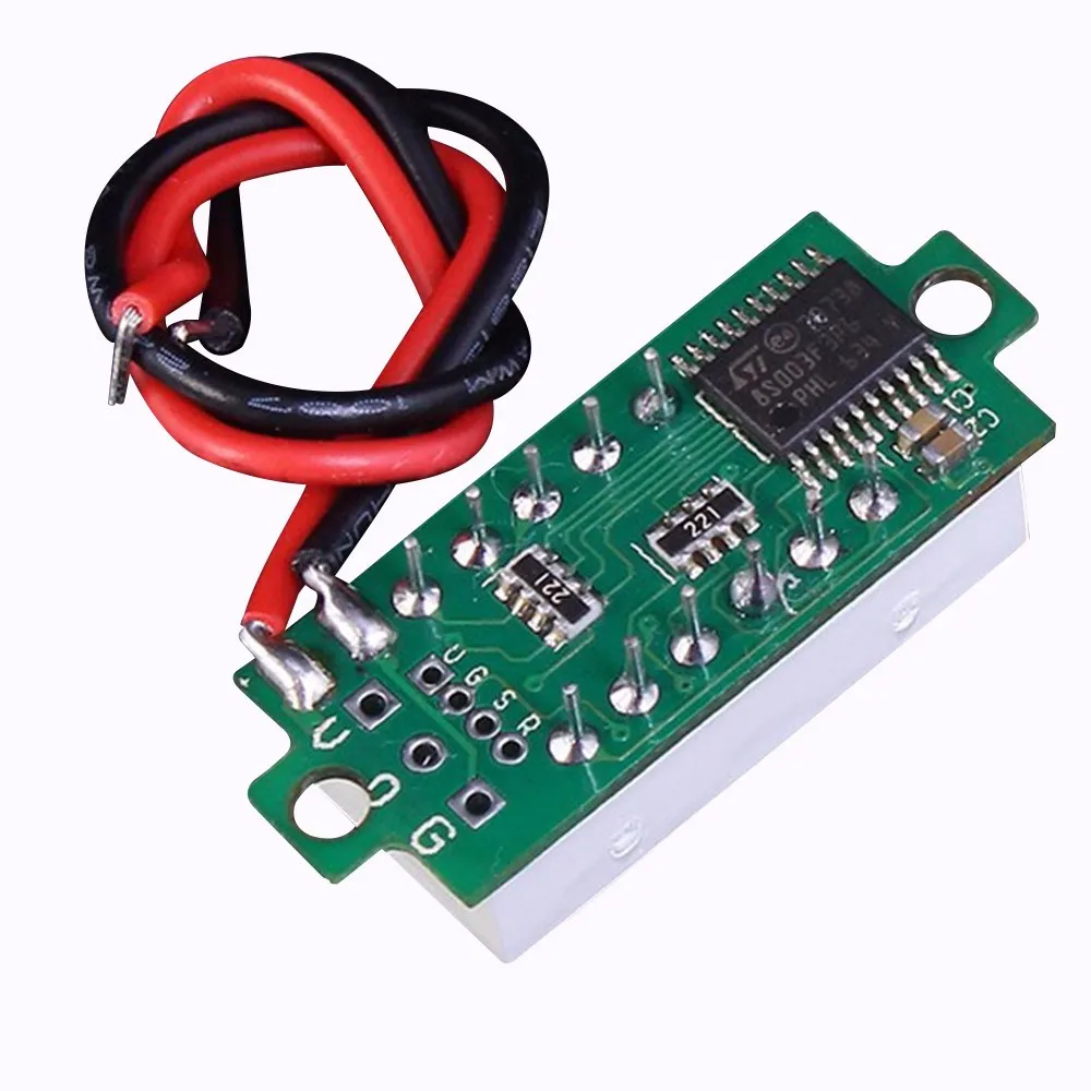 Цифровой датчик температуры IC тестер термометр 0 28 дюйма красный Мини