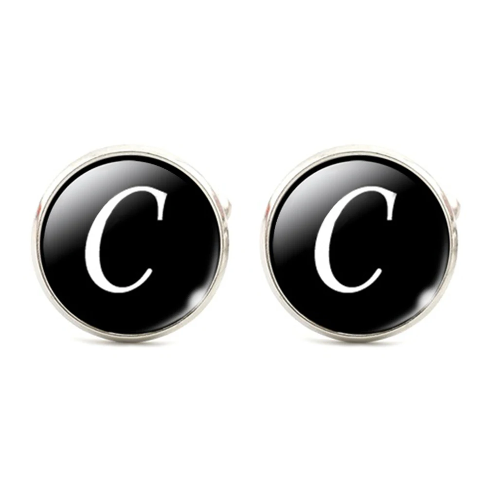 Рубашка мужская с надписью на пуговицах Белый/Черный Костюм Из Посеребренного