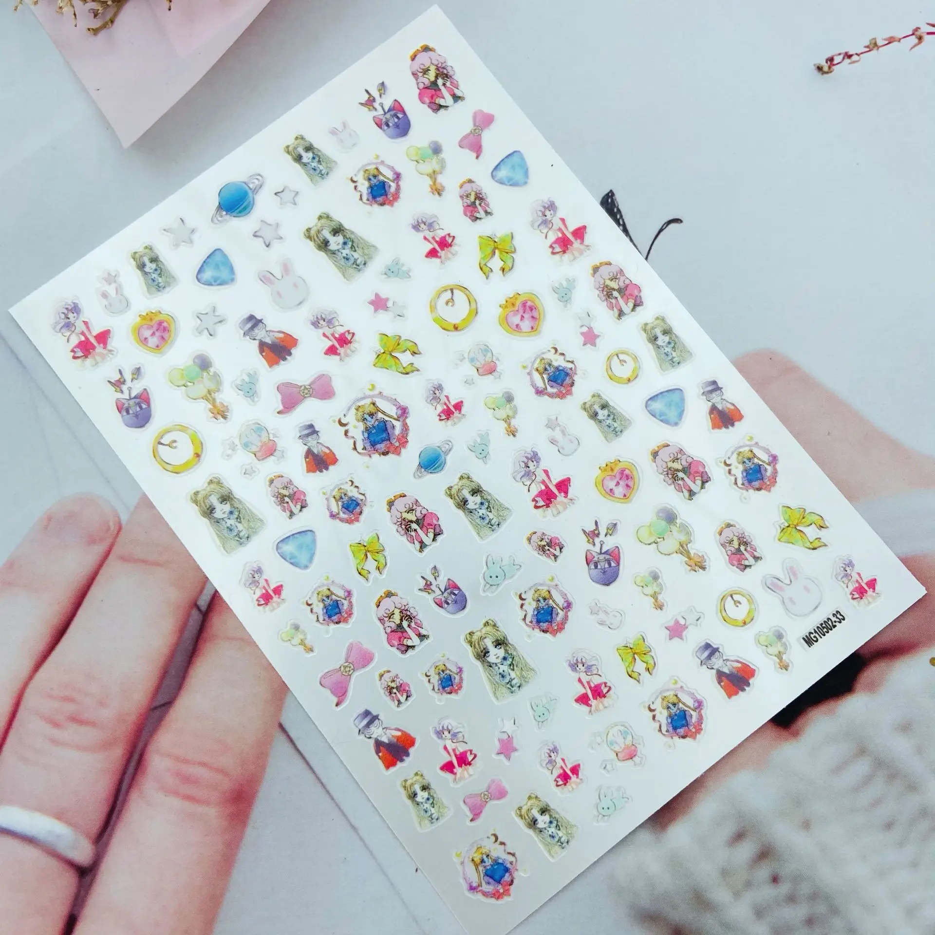 3d наклейки для ногтей в японском стиле с рельефным тиснением модные сухие