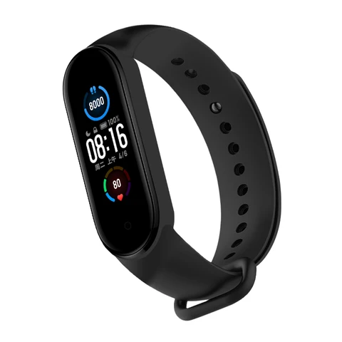 Ремешок для Xiaomi Mi Band 3 4 5 6 7 силиконовый