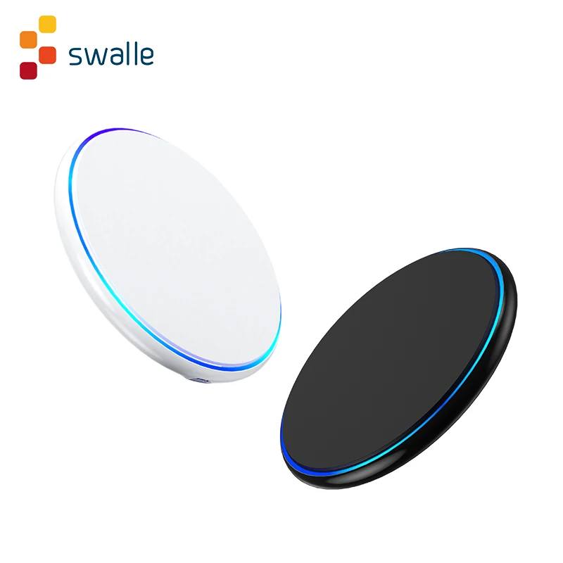 Swalle 5 Вт Беспроводное зарядное устройство для iPhone X Xs MAX XR 8 plus Быстрая зарядка для samsung S8 S9 Plus Note 9 8 USB зарядное устройство для телефона