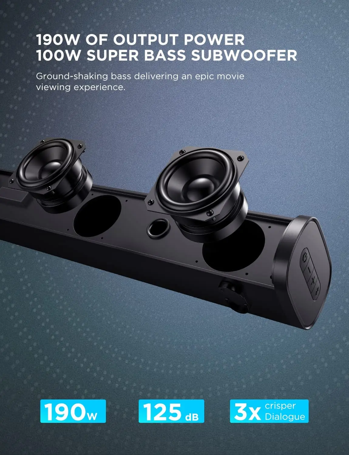 BOMAKER TV Soundbar Cinema Home Theater Edition 190W Bluetooth-Compatible 5.0 AUX Optical With Subwoofer Speaker | Электроника