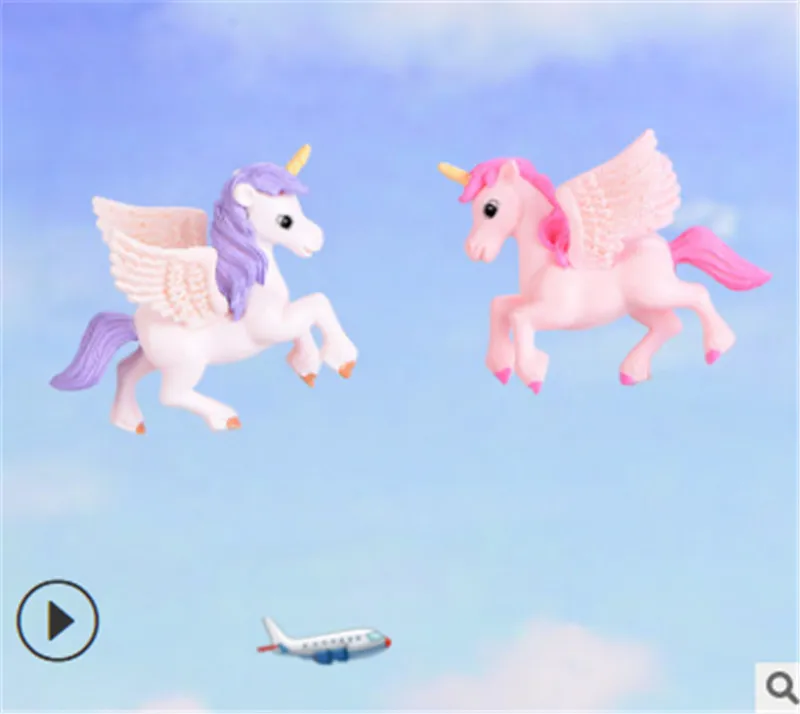 Из мультфильма Холодное сердце 1 шт. Единорог миниатюрные фигурки Фея садовые