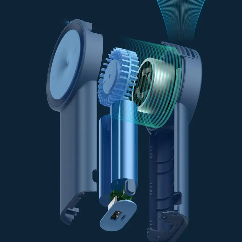 

Portable Fan Mini Handheld Fan Powerful Bladeless Fan with USB Rechargeable 3000mAh Battery Operated Fan Small Personal