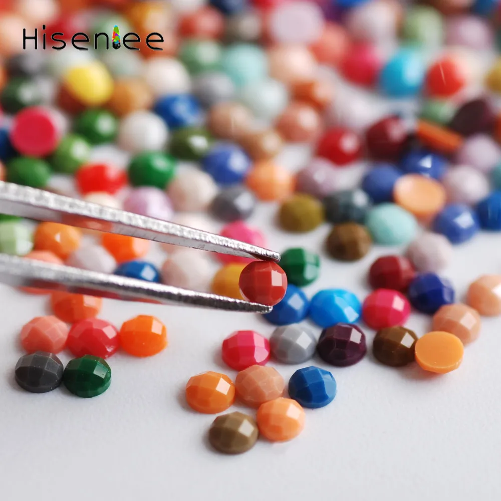 5000 шт. смешанных цветов акриловые плоские круглые Черепаховые лица классические