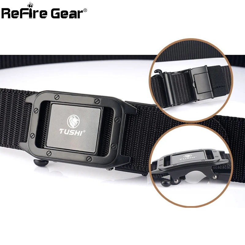 ReFire Gear военные ремни мужские армейские одноцветные страйкбольные быстросъемные