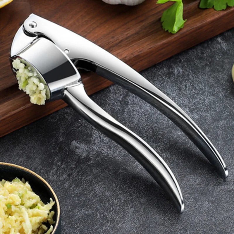 

2021 Zinc Alloy Steel Garlic Garlic Press Manual Mashing Garlic Garlic Professional Garlic Press And Grinder-Kitchen Tools