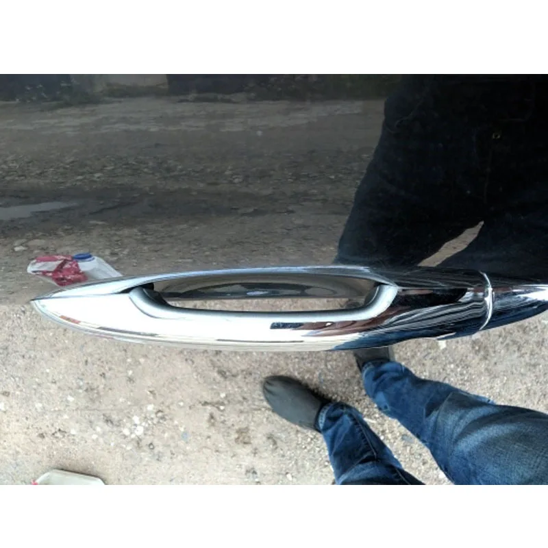 Хромированная дверная ручка для Renault SCENIC 2 II 2003 2004 2005 2006 2007 2008 2009|Внешние дверные