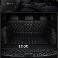 full coverage logo car trunk mats for alpina b3 b3s b5 b6 b7t car accessories car mats